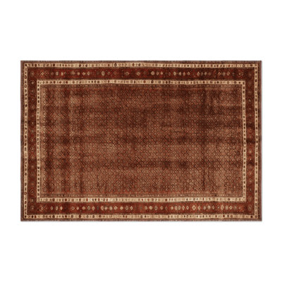Tapis d'intérieur et d'extérieur brun Persian