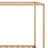  Modern Mid-Century Canopy Bed-110771501-110771515
