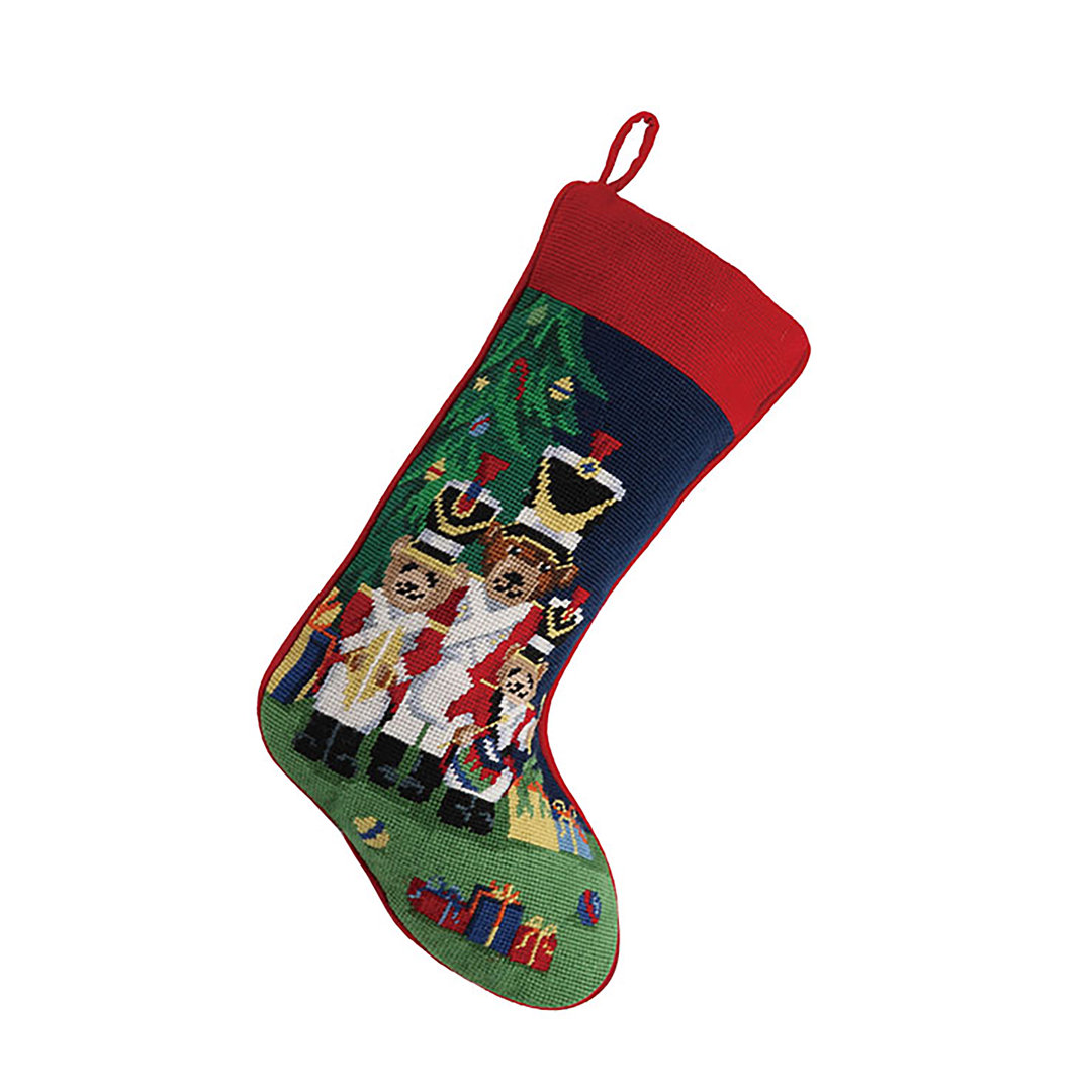 Leoncia Christmas Bears True Handcrafted Needlepoint Stocking The Holiday Aisle®