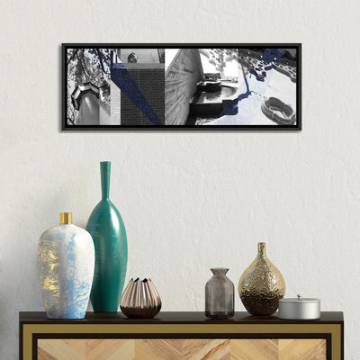 «Architecture Collage III», reproduction d'impression sur toile tendue
