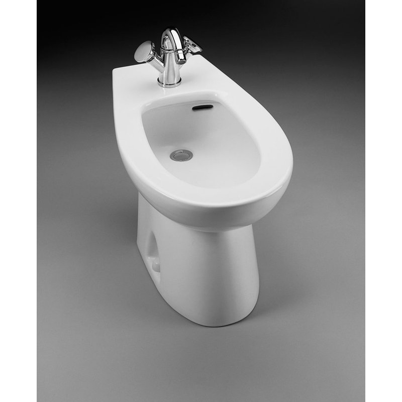 TOTO® Piedmont® Single Hole Deck Mounted Faucet Bidet, Cotton White, Cotton