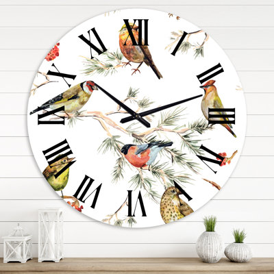 Forest Forests On Branches - Horloge murale traditionnelle