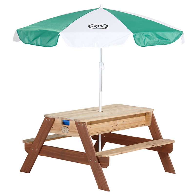 Axi Sand/Water Picnic Table Nick with Umbrella