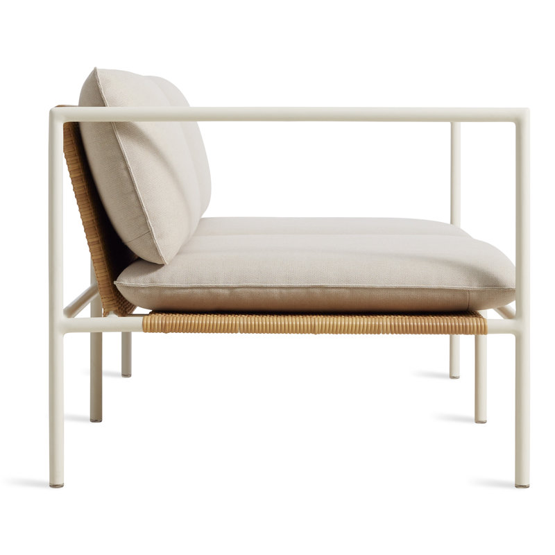 Dog Days Outdoor 2 - Seat Loveseat, Sunbrella Linen, White