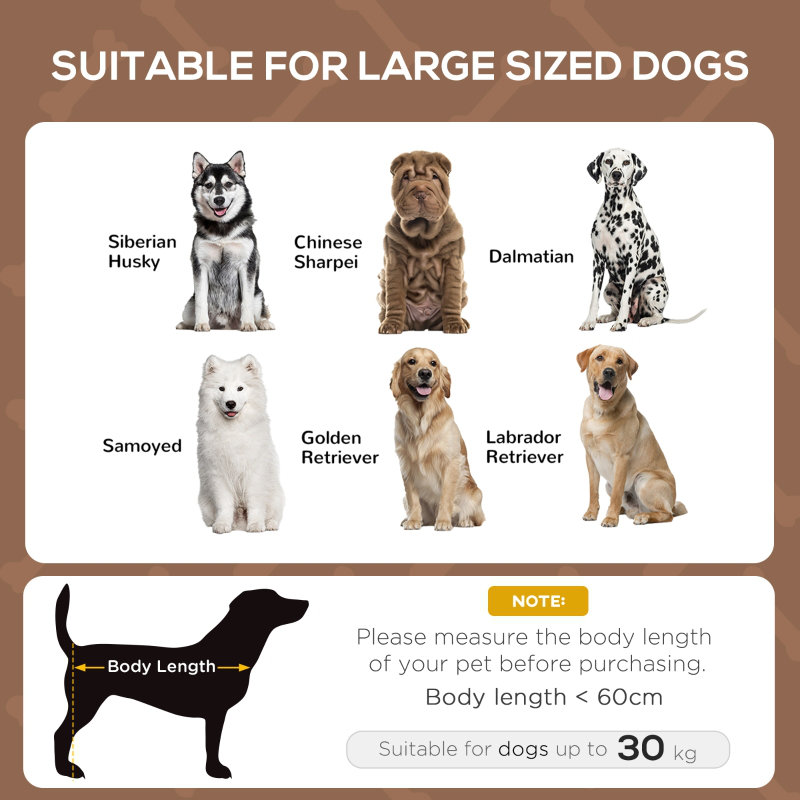 Polyester Pet Bed, Brown