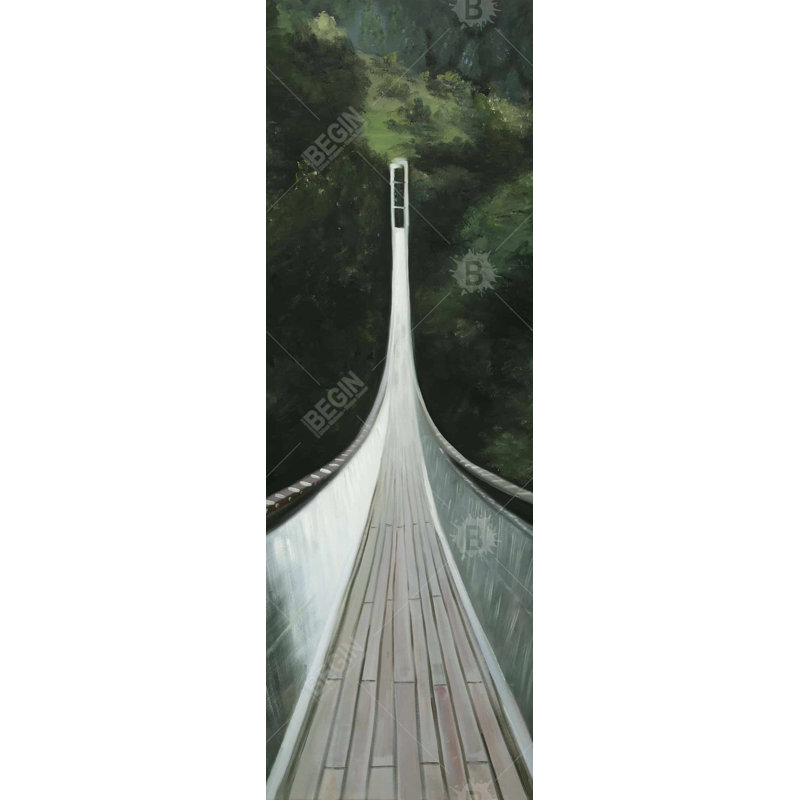 " Steep Bridge ", 60" H x 20" W