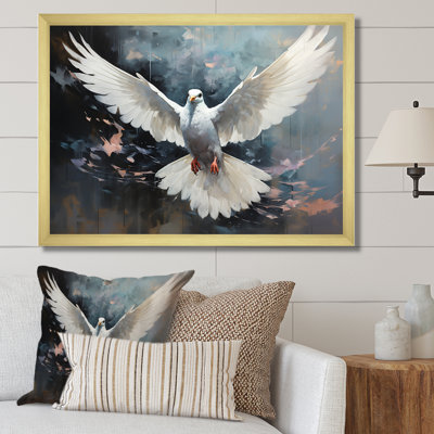 Minimalisme bleu colombe III - reproduction sur toile