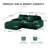 Boneless 82" Modern L-Shaped Modular Sectional Sofa for Living Room,Flannelette Fabric,Oversized 2-Seater Couch,boneless sofa ,Movable Ottoman,Buckle connection,Anti-slip Design,No Assembly-716942391