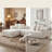 107.9“Boneless Couches L Shaped Cloud Couch Modular Sectional Sofa with Chaise, Boucle Channel Tufted Design, Living Room Furniture .-186564013-186564018