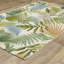 Tapis intérieur / extérieur à feuilles tropicales Arjay-1857398788