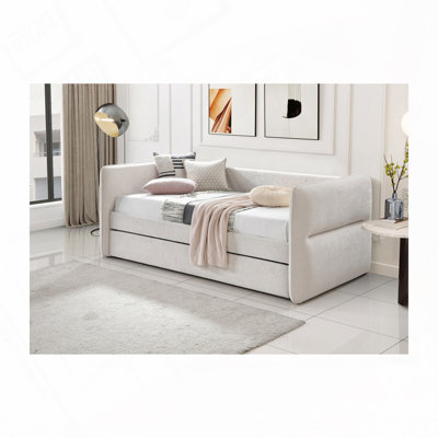 Upholstery Daybed with Pull Out Trundle by Hokku Designs