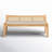 Donner Cane Back Cushioned Bench-1559436351