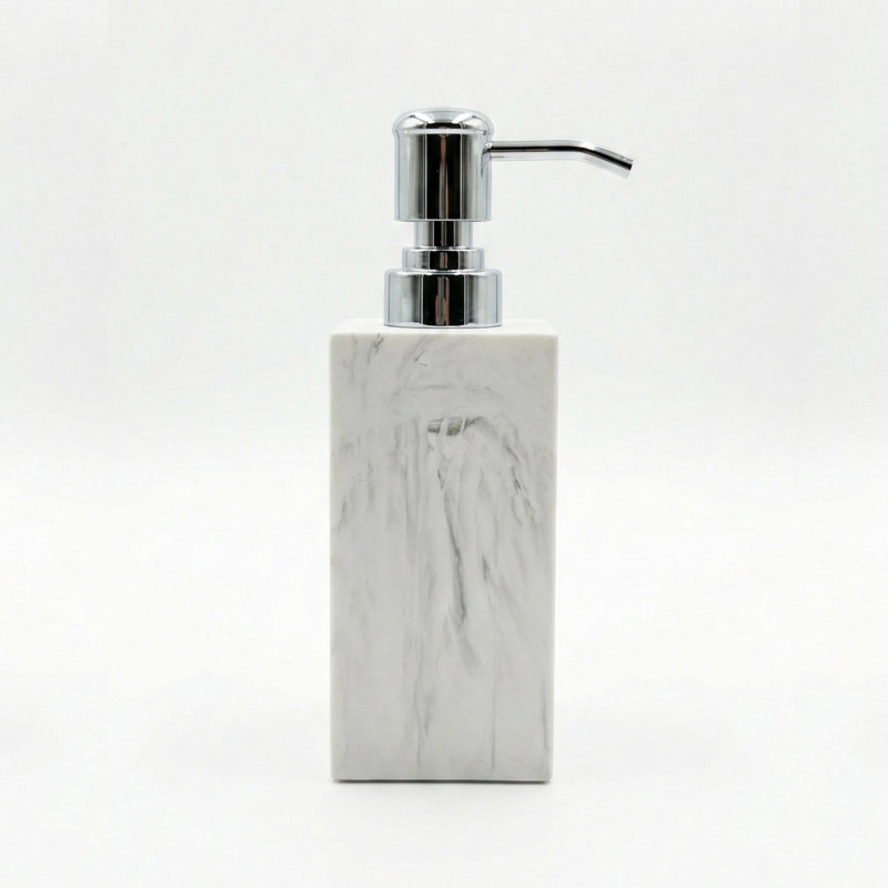 Marble Matte Resin Soap Dispenser