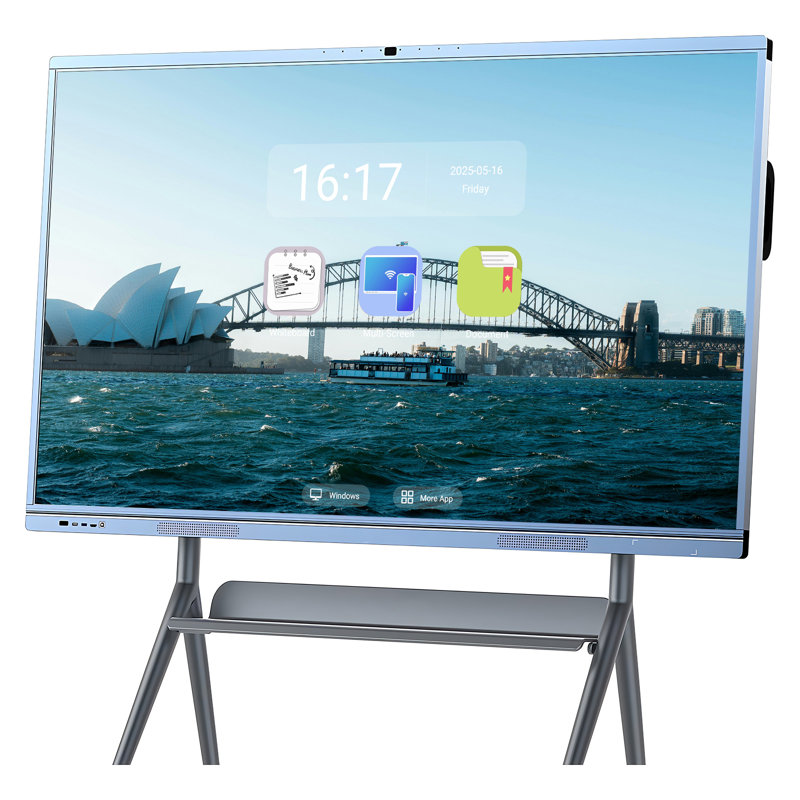 Écran tactile JYXCN 4K Smart Board tout-en-un, tableau blanc interactif avec double système et partage de nuage Idéal pour la salle de classe, le bureau et les présentations?