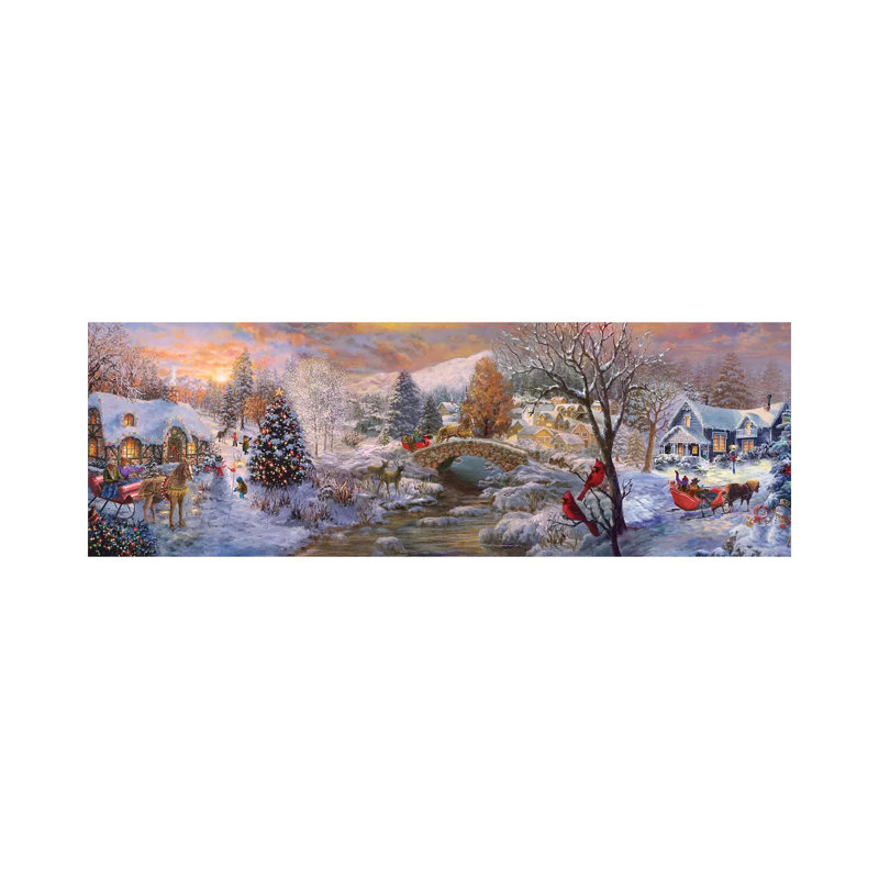 To To Grandma's House We Go- Giclée sur toile tendue avec châssis, H 12 po x l 36 po