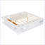 Base de lit plateforme de rangement avec plusieurs tiroirs et tablettes-167949346-167949373