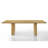 Kareem Rectangular Dining Table with Double Pedestal Base