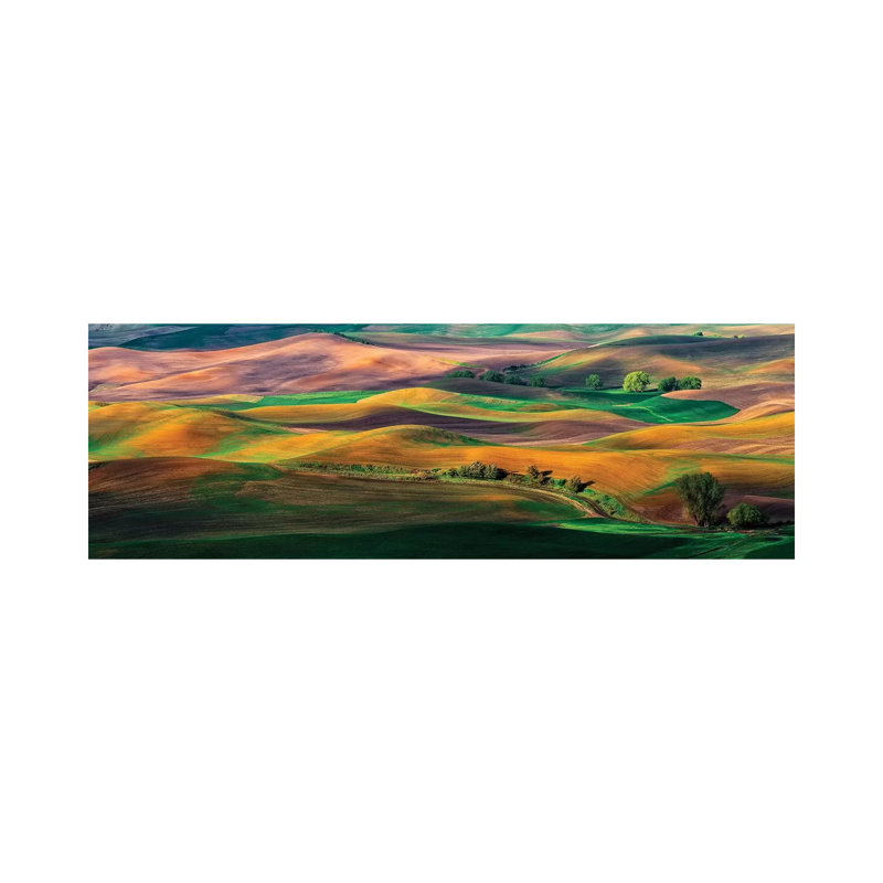 The Palouse by Hua Zhu - Wrapped Canvas Panoramic Painting, 121.92 cm H x 40.64 cm W x 1.91 cm D