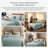 Southshore Fine Linens Vilano Duvet Cover Set, Oversized 110 GSM Microfiber Bedding with Hidden Zipper Closure and 4 Corner Ties, 1 Pillow Sham, Twin/Twin XL, Sky Blue-850210344-850210329