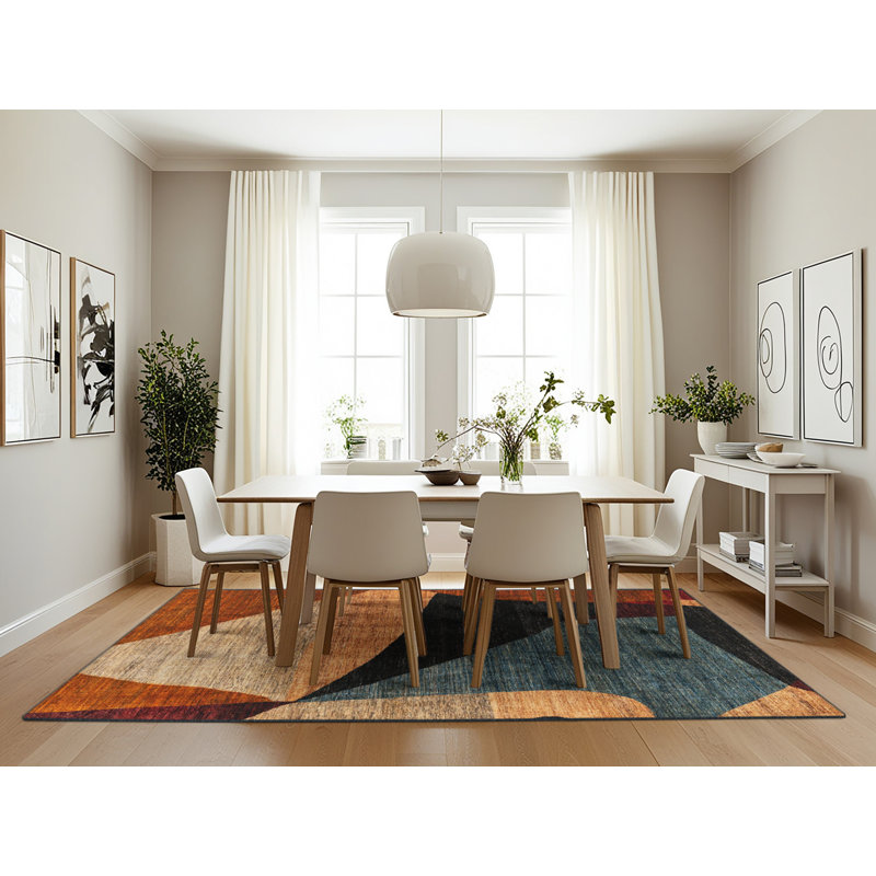 Alyric Abstract Indoor Rug, Rectangle 7' x 10'