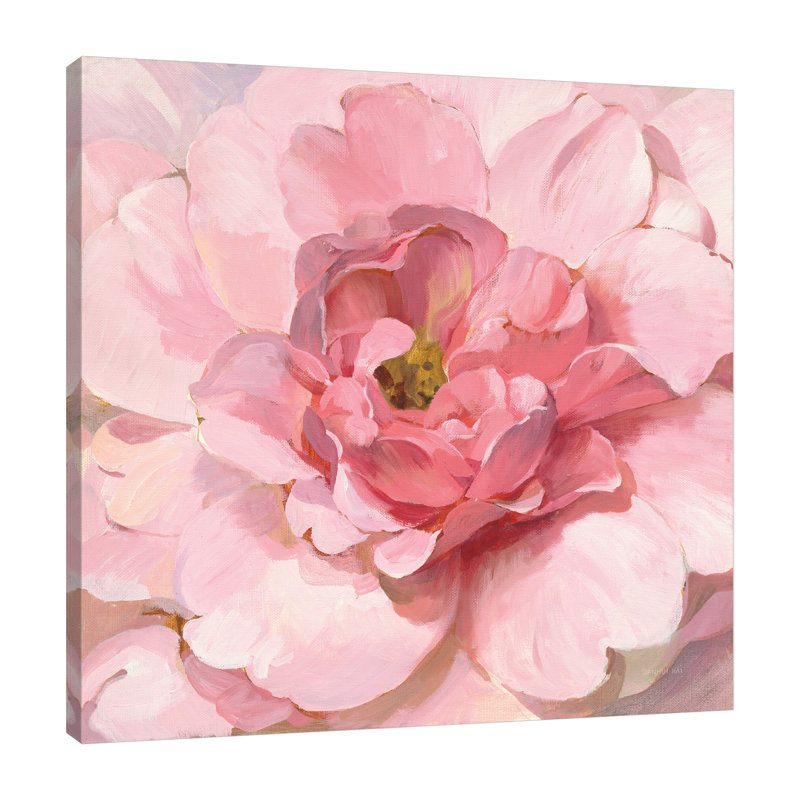 «Blush Peony», toile tendue par Danhui Nai, H 12 po x l 12 po x P 1,5 po
