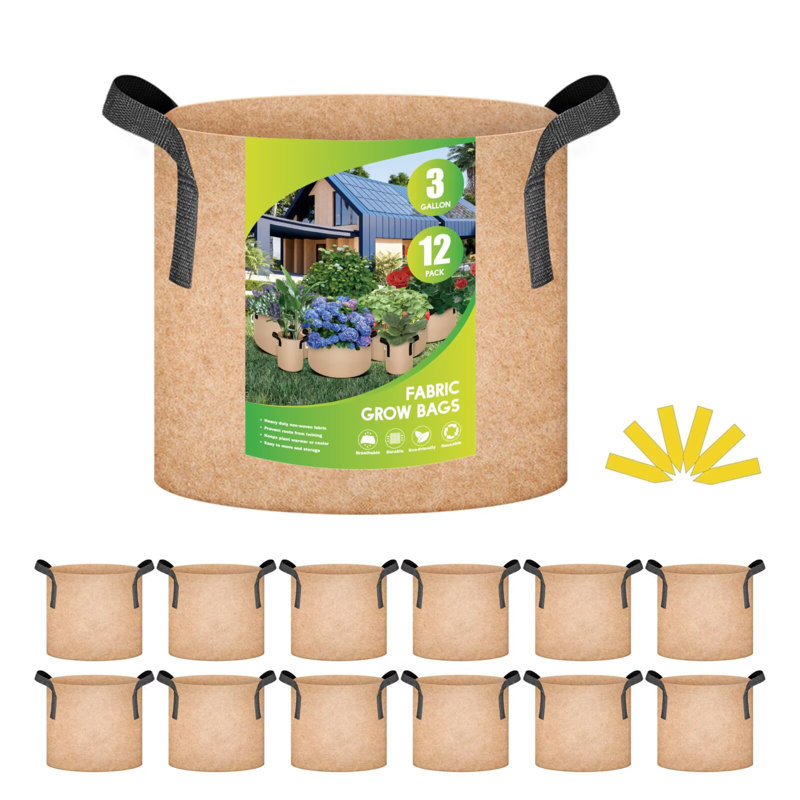 Paquet de 12 sacs de culture de 13 gallons par IPower