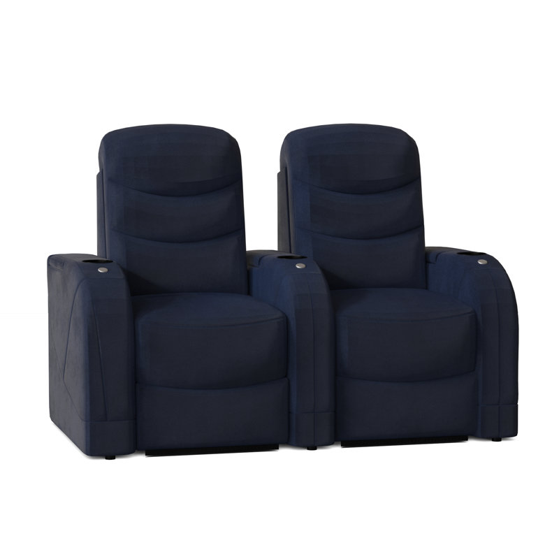 Rangée de cinéma maison Stealth HR Series (rangée de 2), Océan Smartsuede