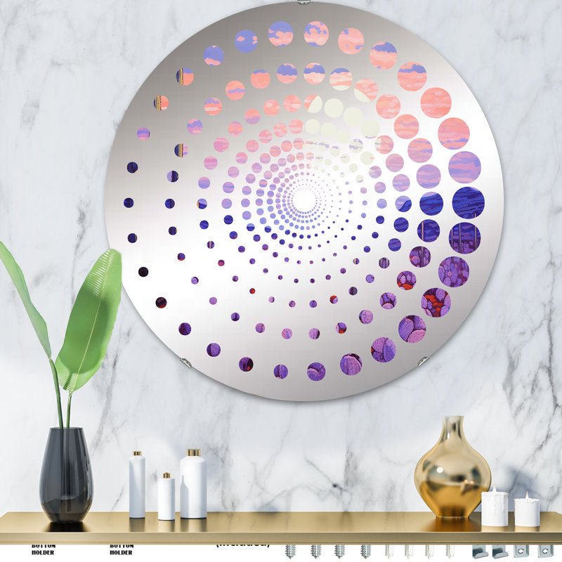 Greysin Circle Mirror, 31.4" x 31.4"