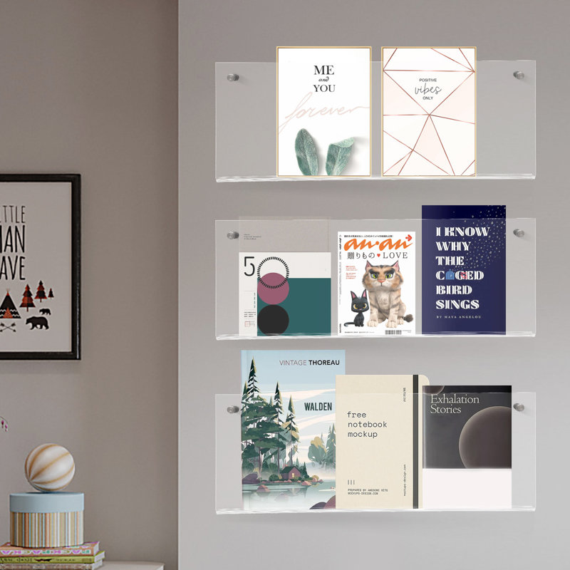 Kumagai 3-tier Wall Mount Acrylic Brochure Holder