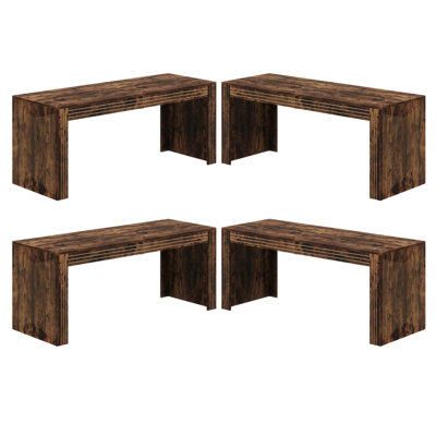 78.7" Rectangle Conference Table; 4 Pcs