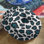 Housse et insert de coussin touffeté rond