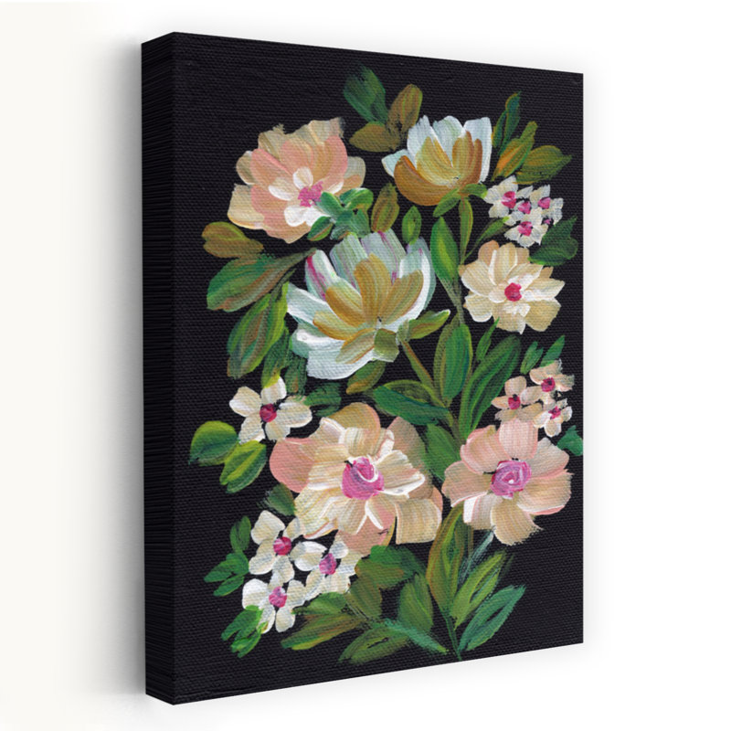Art floral élégant, abstrait et moderne