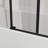 Semi - Matte Black Sliding Bathtub Shower Door, 6Mm Tempered Glass, Adjustable Width 56" 60", Waterproof Seal Strip, Smooth Operation 60" W X 58" Hsliding Door6mm Glassexplosion Proof Coatingsmooth