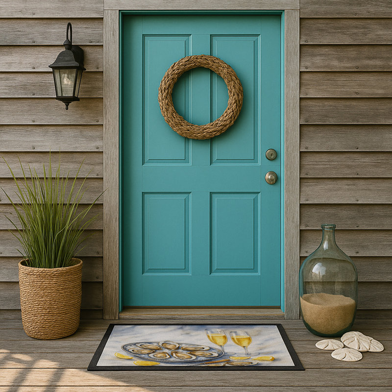 Oyster Elegance Doormat, 24" W x 36" L