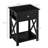 Side Table End Table With X Shape