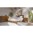 Ensemble de chambre à coucher en bois massif 3 pièces Knighten
