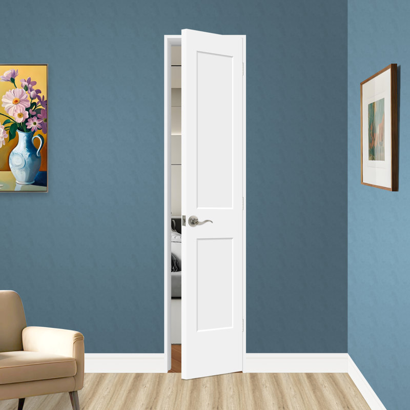 Dalle de porte intérieure en bois pré-percé 80 po, 18 po x 80 po, Gauche
