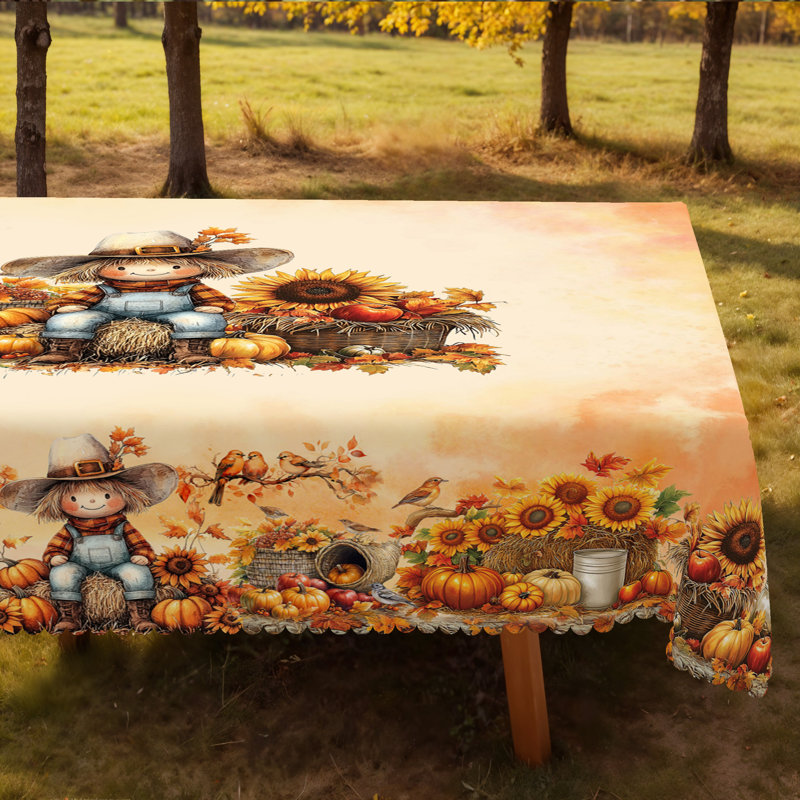 Nappe automne-hiver rectangulaire 140 x 180 cm, L 70,87 po x l 55,12 po