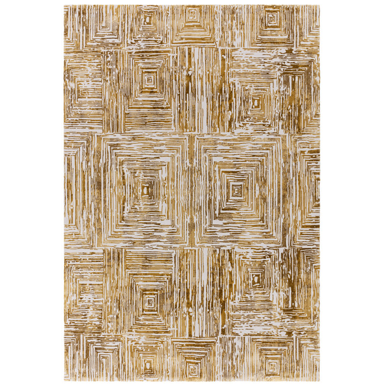 Brenetta Geometric Shapes Area Rug