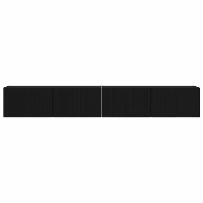 Unfinished TV Stand, 29.5cm H x 98cm L x 31cm W, Black