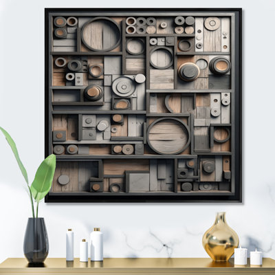 Cubic Geometric Dreams III sur impression sur toile
