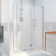 Unidoor-X 60" W x 72" H Hinged Frameless Shower Door with ClearMax™ Technology