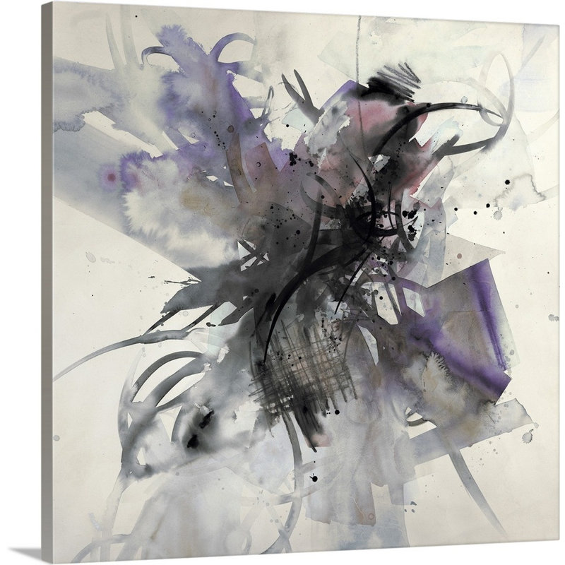 « spring élingue ii », peinture sur toile, Toile tendue, H 12 po x l 12 po x P 1,25 po