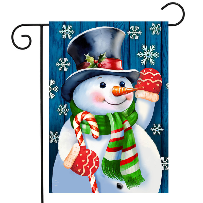 Bonhomme de neige bonbon bonhomme de neige, Noël bleu marine/rouge/blanc
