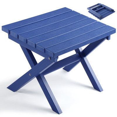 HDPE Patio Folding Outdoor Side Table