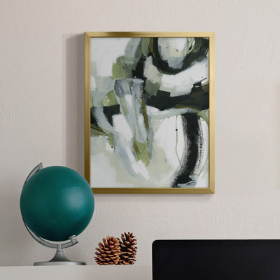 Onyx vert I - toile encadrée de qualité supérieure - prête à être accrochée