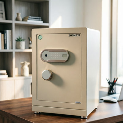 16.54"Home-use fingerprint password security full-steel safe