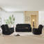 Ensemble de salon inclinable en velours côtelé avec porte-gobelet et haut-parleur Bluetooth Sizemore-121833003