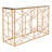 47'' Glass Top Console Table