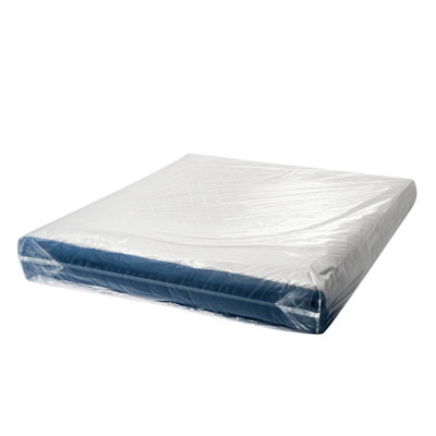 Queen Size Plastic Mattress Bag (2-Pack) - Heavy Duty Moving & Storage Cover with Tear-Proof Protection